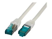 EFB RJ45 Patchkabel S/FTP Cat6A LSZH Grau Laenge 0,15m...