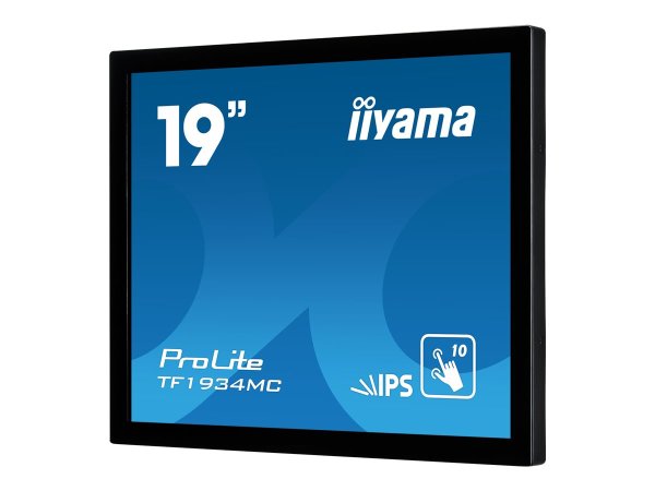 IIYAMA TF1934MC-B7X 48,26cm 19inch IPS 1280x1024 10 Point Touch 5:4 1000:1 315cd/m2 USB VGA HDMI DP Black