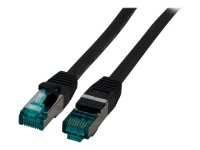 EFB RJ45 Patchkabel S/FTP Cat6A LSZH Schwarz Laenge 0,5m...