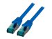 EFB RJ45 Patchkabel S/FTP Cat6A LSZH Blau Laenge 0,5m 4x2xAWG27/7 nach TIA/EIA568B geschirmt Uebertragungsstandards 10Gbit