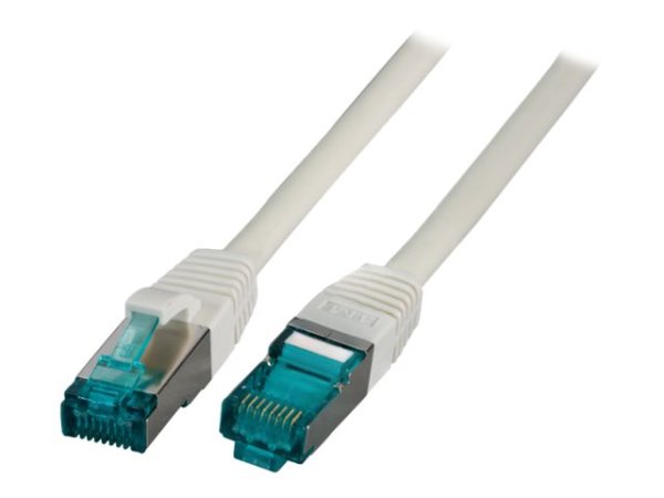 EFB RJ45 Patchkabel S/FTP Cat6A LSZH Grau Laenge 0,5m 4x2xAWG27/7 nach TIA/EIA568B geschirmt Uebertragungsstandards 10Gbit