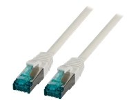 EFB RJ45 Patchkabel S/FTP Cat6A LSZH Grau Laenge 1,5m 4x2xAWG27/7 nach TIA/EIA568B geschirmt Uebertragungsstandards 10Gbit