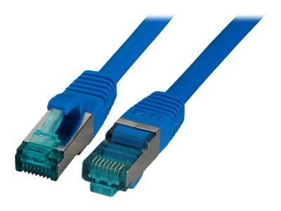 EFB RJ45 Patchkabel S/FTP Cat6A LSZH Blau Laenge 1m 4x2xAWG27/7 nach TIA/EIA568B geschirmt Uebertragungsstandards 10Gbit