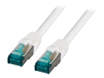 EFB RJ45 Patchkabel S/FTP Cat6A LSZH Weiss Laenge 1m 4x2xAWG27/7 nach TIA/EIA568B geschirmt Uebertragungsstandards 10Gbit