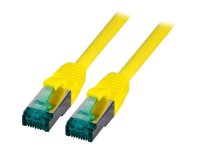 EFB RJ45 Patchkabel S/FTP Cat6A LSZH Gelb Laenge 1m...