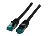 EFB RJ45 Patchkabel S/FTP Cat6A LSZH Schwarz Laenge 2m...