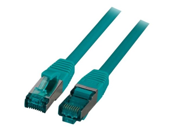 EFB RJ45 Patchkabel S/FTP Cat6A LSZH Gruen Laenge 2m 4x2xAWG27/7 nach TIA/EIA568B geschirmt Uebertragungsstandards 10Gbit