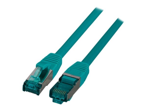 EFB RJ45 Patchkabel S/FTP Cat6A LSZH Gruen Laenge 10m 4x2xAWG27/7 nach TIA/EIA568B geschirmt Uebertragungsstandards 10Gbit