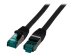 EFB RJ45 Patchkabel S/FTP Cat6A LSZH Schwarz Laenge 20m 4x2xAWG27/7 nach TIA/EIA568B geschirmt Uebertragungsstandards 10Gbit