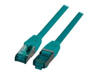 EFB RJ45 Patchkabel S/FTP Cat6A LSZH Gruen Laenge 20m...