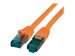 EFB RJ45 Patchkabel S/FTP Cat6A LSZH Orange Laenge 20m 4x2xAWG27/7 nach TIA/EIA568B geschirmt Uebertragungsstandards 10Gbit