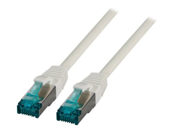 EFB RJ45 Patchkabel S/FTP Cat6A LSZH Grau Laenge 2m 4x2xAWG27/7 nach TIA/EIA568B geschirmt Uebertragungsstandards 10Gbit