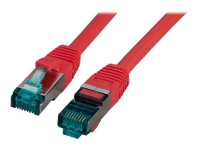 EFB RJ45 Patchkabel S/FTP Cat6A LSZH Rot Laenge 2m...