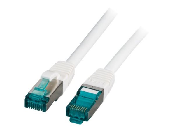 EFB RJ45 Patchkabel S/FTP Cat6A LSZH Weiss Laenge 2m 4x2xAWG27/7 nach TIA/EIA568B geschirmt Uebertragungsstandards 10Gbit