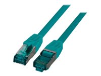 EFB RJ45 Patchkabel S/FTP Cat6A LSZH Gruen Laenge 5m...