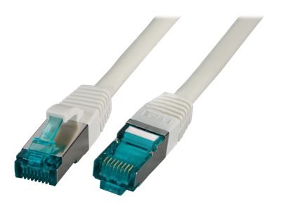 EFB RJ45 Patchkabel S/FTP Cat6A LSZH Grau Laenge 7,5m 4x2xAWG27/7 nach TIA/EIA568B geschirmt Uebertragungsstandards 10Gbit