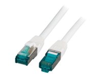 EFB RJ45 Patchkabel S/FTP Cat6A LSZH Weiss Laenge 25m...