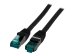 EFB RJ45 Patchkabel S/FTP Cat6A LSZH Schwarz Laenge 50m 4x2xAWG27/7 nach TIA/EIA568B geschirmt Uebertragungsstandards 10Gbit