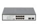 DIGITUS 8 Port Gigabit Switch 8xRJ45 6xPoE + 2G SFP 180W Support 802.3 af/at/bt standard