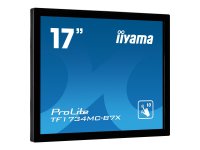 IIYAMA TF1734MC-B7X 43,18cm 17Zoll PCAP Bezel Free 10P Touch Anti-Finger print coating 1280x1024 1000:1 315cd/m2 HDMI DP VGA USB