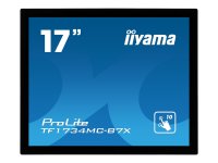 IIYAMA TF1734MC-B7X 43,18cm 17Zoll PCAP Bezel Free 10P Touch Anti-Finger print coating 1280x1024 1000:1 315cd/m2 HDMI DP VGA USB