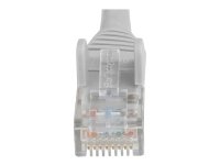 STARTECH.COM 1m LSZH CAT6 Ethernet Cable - 10 Gigabit 100W PoE RJ45 UTP Network Patch Cord Snagless - Grey ETL Verified