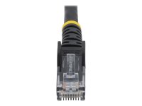 STARTECH.COM 3m LSZH CAT6 Ethernet Cable - 10 Gigabit 100W PoE RJ45 UTP Network Patch Cord Snagless - Black ETL Verified