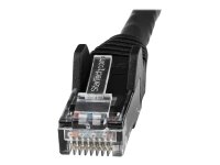 STARTECH.COM 5m LSZH CAT6 Ethernet Cable - 10 Gigabit 100W PoE RJ45 UTP Network Patch Cord Snagless - Black ETL Verified