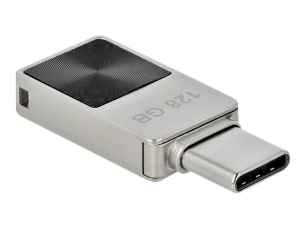 DELOCK Mini USB 3.2 Gen 1 USB-C Speicherstick 128GB - Metallgehäuse