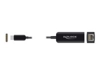 DELOCK Adapter USB Type-C Stecker zu 2,5 Gigabit LAN kompakt