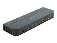 DELOCK HDMI KVM Switch 4K 60Hz mit USB 3.0 und Audio