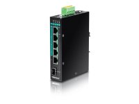 TRENDNET TI-PG541i 6-Port Switch PoE+ Industrial Gigabit Layer 2 DIN-Rail