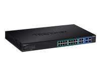 TRENDNET TPE-1620WS 16-Port Switch Gigabit Web Smart 16 PoE 2 SFP shared