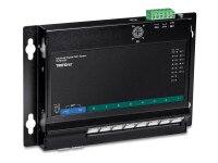 TRENDNET TI-PG102F PoE+ Switch 10-Port Industrie Wall-Mount Front Access