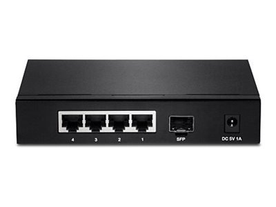 TRENDNET TEG-S51SFP Gigabit Ethernet 10/100/1000 Schwarz Netzwerk Switch