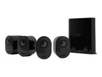 ARLO GEN5 WIRE-FREE 4-CAM KIT BLK 3-MONTH SMART