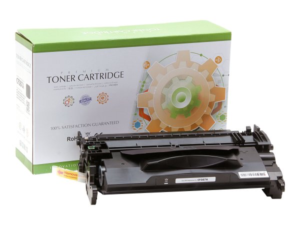 STATIC Toner cartridge compatible with HP CF287A black compatible 9.000 pages