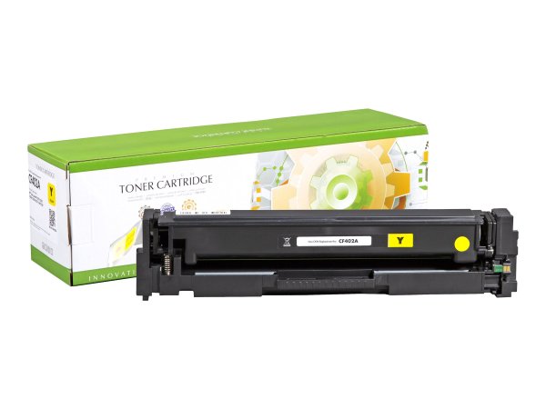 STATIC Toner cartridge compatible with HP CF402A yellow compatible 1.400 pages