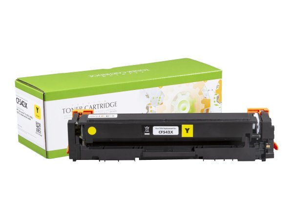 STATIC Toner cartridge compatible with HP CF542X yellow High Capacity compatible 2.500 pages