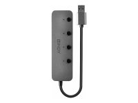 LINDY 4 Port USB 3.0 Hub mit Ein/Aussch Vier zusätzliche USB Ports - einzeln schaltbar