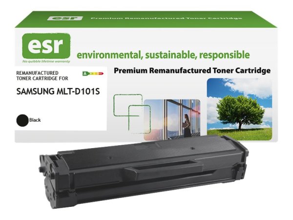 ESR Toner cartridge compatible with Samsung MLT-D101S/SU696A black remanufactured 1.500 pages