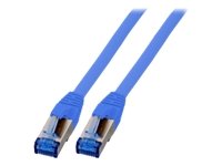 EFB RJ45 Patchkabel S/FTP Cat6A Superflex LSZH BLAU Laenge 0,15m 10Gbit 500MhZ 100 Prozent Kupfer mit Cat 7 Rohkabel