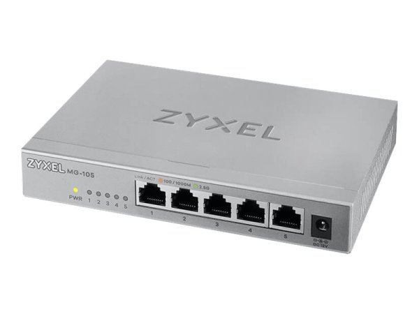 ZYXEL MG-105 5 Port 2,5G MultiGig Switch nicht verwaltet