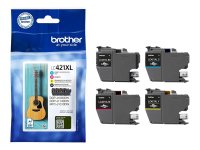 BROTHER LC421VAL 4pack Ink Cartridge up to 500 pages with...