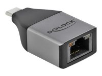 DELOCK USB Type-C Adapter zu Gigabit LAN 10/100/1000Mbps - kompaktes Design