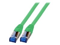 EFB RJ45 Patchkabel S/FTP Cat6A Superflex LSZH GRUEN Laenge 0,15m 10Gbit 500MhZ 100 Prozent Kupfer mit Cat 7 Rohkabel