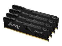 KINGSTON 128GB 3200MHz DDR4 CL16 DIMM Kit of 4 FURY Beast Black