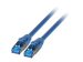 EFB RJ45 Patchkabel S/FTP Cat6A Superflex LSZH BLAU Laenge 15m 10Gbit 500MhZ 100 Prozent Kupfer mit Cat 7 Rohkabel