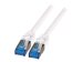 EFB RJ45 Patchkabel S/FTP Cat6A Superflex LSZH WEISS Laenge 20m 10Gbit 500MhZ 100 Prozent Kupfer mit Cat 7 Rohkabel