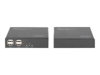 DIGITUS HDBaseT 2.0 HDMI KVM Extender Set 4K/60Hz 4:2:0 6xUSB